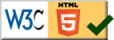 W3C Valid HTML 5 certified